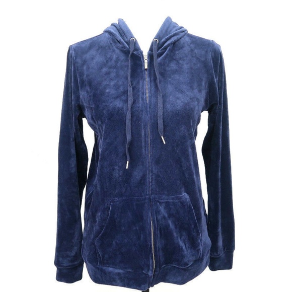 Gloria Vanderbilt Jackets & Blazers - Gloria Vanderbilt Women's Ellie Velour Hoodie Jack